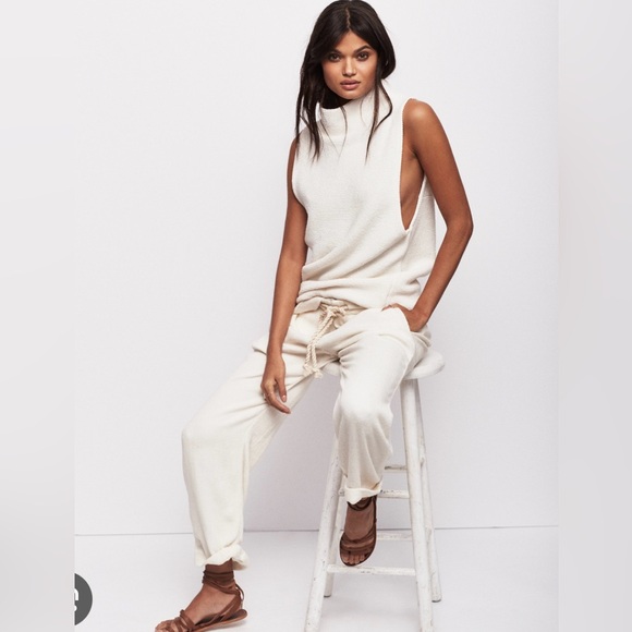 Free people Isla Ottoman Tunic, white, size xs - Picture 4 of 6